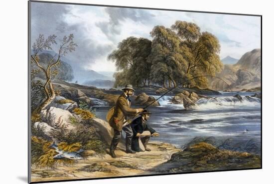 Salmon Fishing-Alexander Rolfe-Mounted Giclee Print