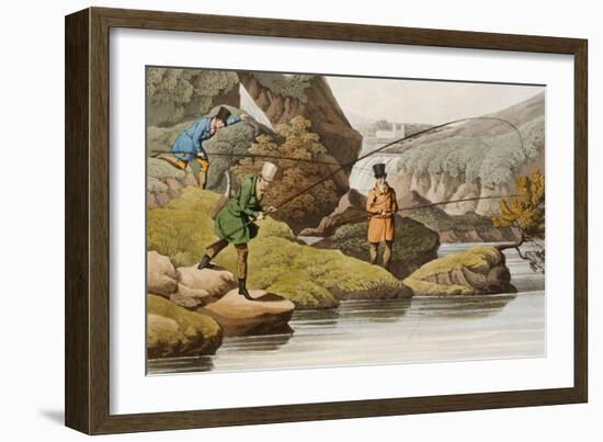 Salmon Fishing-Henry Thomas Alken-Framed Giclee Print