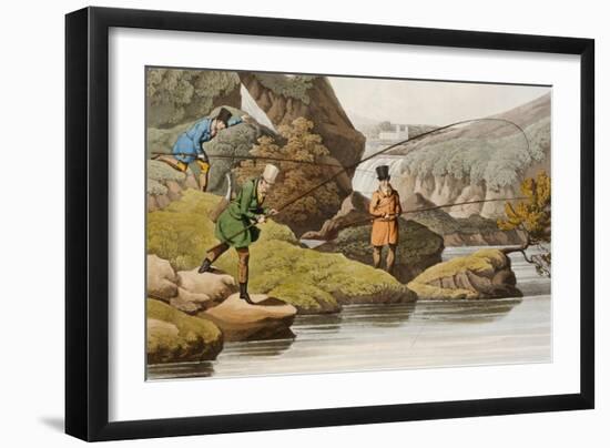 Salmon Fishing-Henry Thomas Alken-Framed Giclee Print