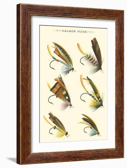 Salmon Flies I-null-Framed Art Print