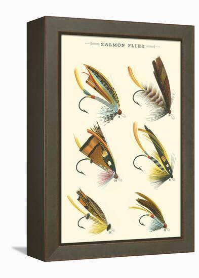 Salmon Flies I-null-Framed Stretched Canvas