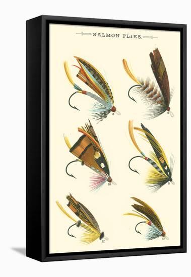 Salmon Flies I-null-Framed Stretched Canvas