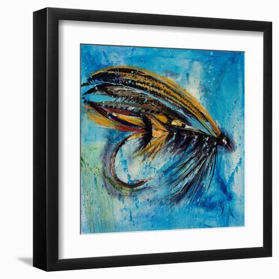 Salmon Fly King-Jodi Monahan-Framed Art Print