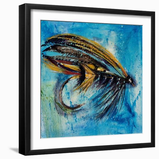 Salmon Fly King-Jodi Monahan-Framed Art Print