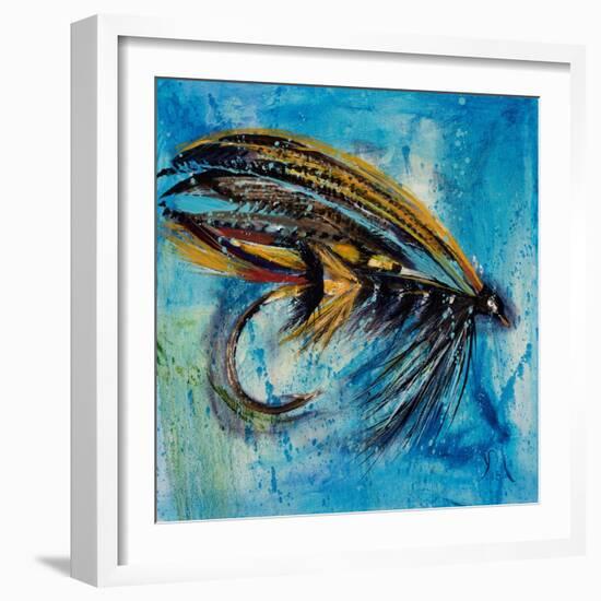 Salmon Fly King-Jodi Monahan-Framed Art Print