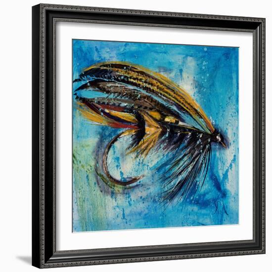 Salmon Fly King-Jodi Monahan-Framed Art Print