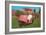 Salmon Golf Cart, Retro-null-Framed Art Print