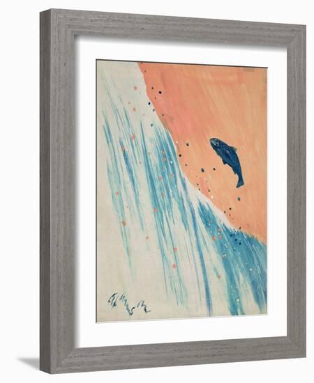 Salmon Leap-George Adamson-Framed Giclee Print