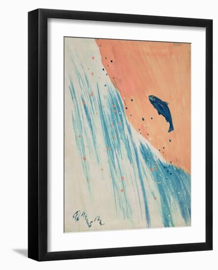 Salmon Leap-George Adamson-Framed Giclee Print