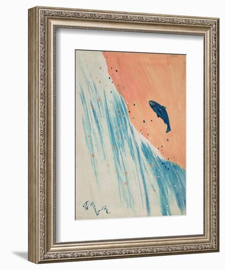 Salmon Leap-George Adamson-Framed Giclee Print