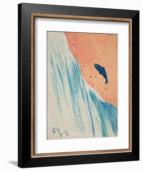 Salmon Leap-George Adamson-Framed Giclee Print