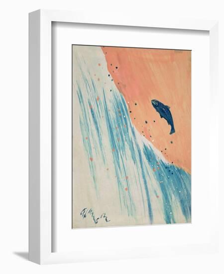 Salmon Leap-George Adamson-Framed Giclee Print