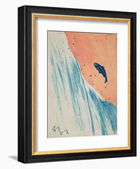 Salmon Leap-George Adamson-Framed Giclee Print