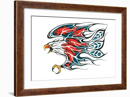 Salmon Run-Fletcher Shelly-Framed Art Print