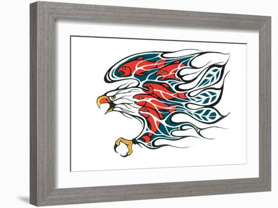 Salmon Run-Fletcher Shelly-Framed Premium Giclee Print