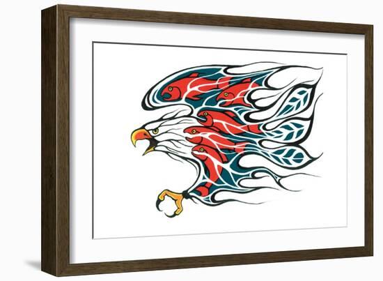 Salmon Run-Fletcher Shelly-Framed Premium Giclee Print