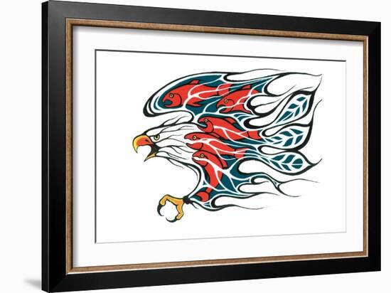 Salmon Run-Fletcher Shelly-Framed Art Print