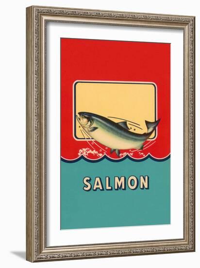 Salmon-null-Framed Art Print