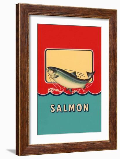 Salmon-null-Framed Art Print