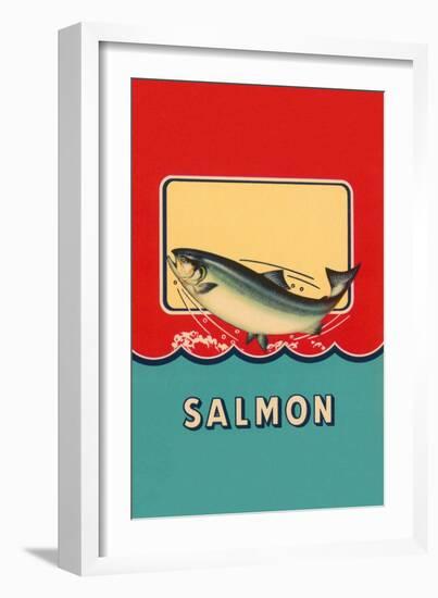 Salmon-null-Framed Art Print