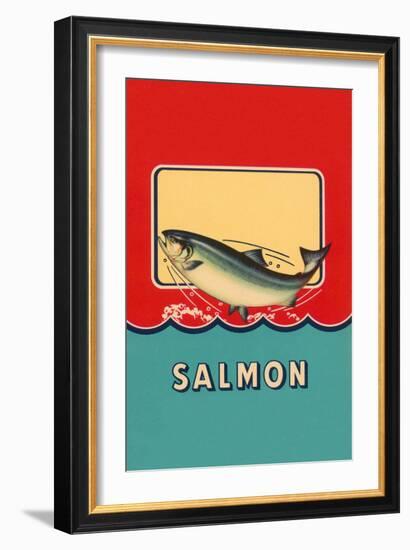 Salmon-null-Framed Art Print