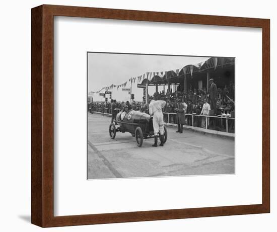 Salmson of M Devaux at the JCC 200 Mile Race, Brooklands, Surrey, 1921-Bill Brunell-Framed Photographic Print