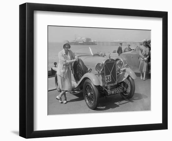 Salmson of Mrs PJM Midgley at the B&HMC Brighton Motor Rally, Brighton, Sussex, 1930-Bill Brunell-Framed Photographic Print