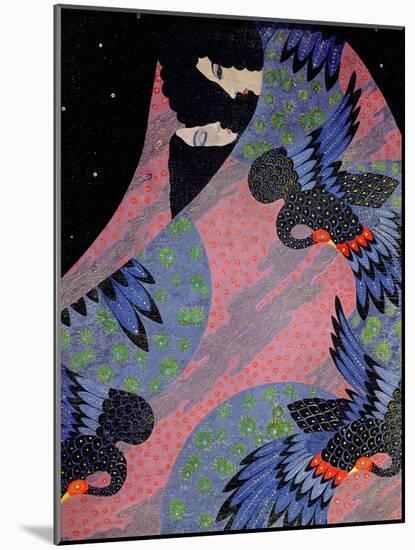 Salome, 1918 (Oil on Board)-Vittorio Zecchin-Mounted Giclee Print