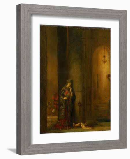 Salome at the Prison-Gustave Moreau-Framed Photographic Print