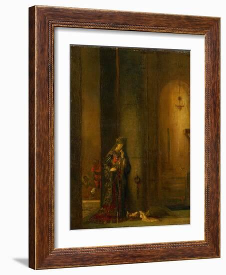 Salome at the Prison-Gustave Moreau-Framed Photographic Print