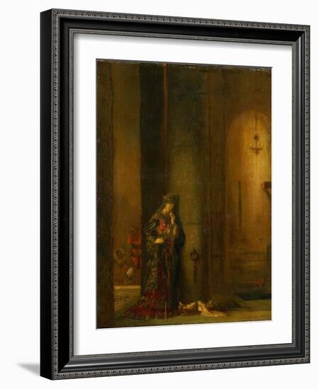 Salome at the Prison-Gustave Moreau-Framed Photographic Print