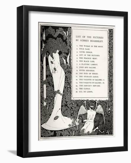 Salome by Beardsley-Aubrey Beardsley-Framed Giclee Print