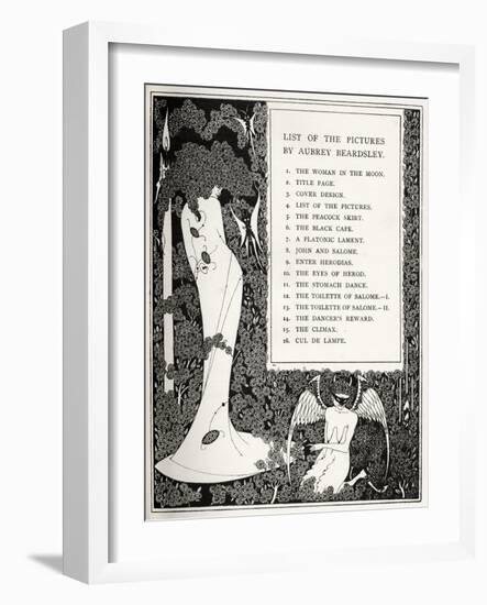 Salome by Beardsley-Aubrey Beardsley-Framed Giclee Print