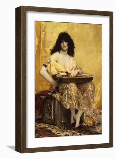 Salome, by Henri Regnault, 1870, French Painting, Oil on Canvas. the Biblical Salome is Depicted Af-Everett - Art-Framed Premium Giclee Print