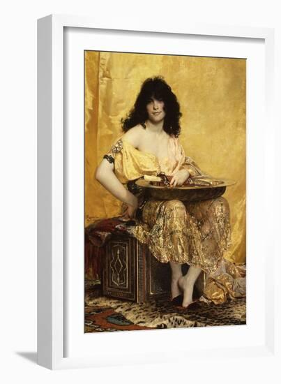 Salome, by Henri Regnault, 1870, French Painting, Oil on Canvas. the Biblical Salome is Depicted Af-Everett - Art-Framed Premium Giclee Print