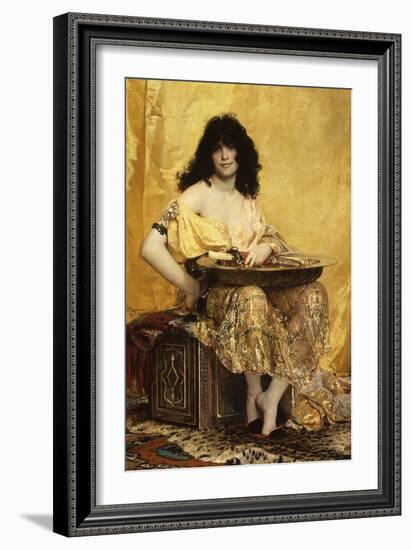 Salome, by Henri Regnault, 1870, French Painting, Oil on Canvas. the Biblical Salome is Depicted Af-Everett - Art-Framed Premium Giclee Print
