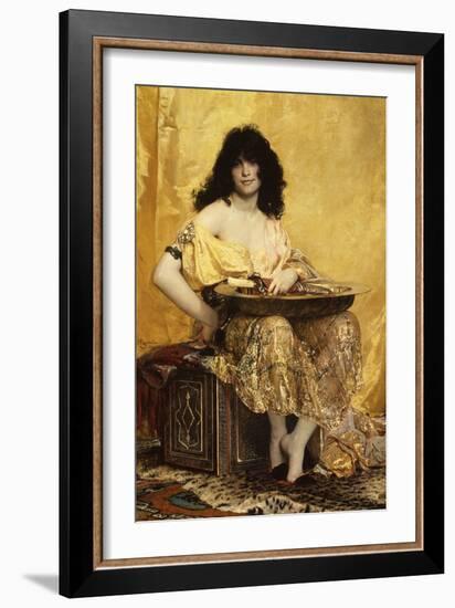 Salome, by Henri Regnault, 1870, French Painting, Oil on Canvas. the Biblical Salome is Depicted Af-Everett - Art-Framed Art Print