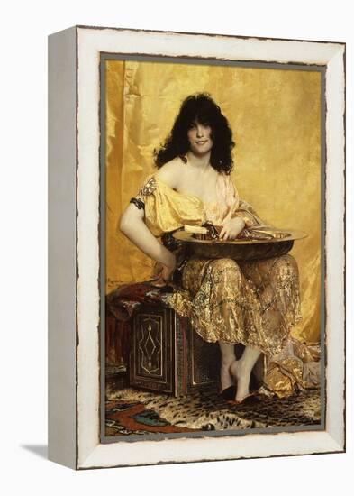 Salome, by Henri Regnault, 1870, French Painting, Oil on Canvas. the Biblical Salome is Depicted Af-Everett - Art-Framed Stretched Canvas