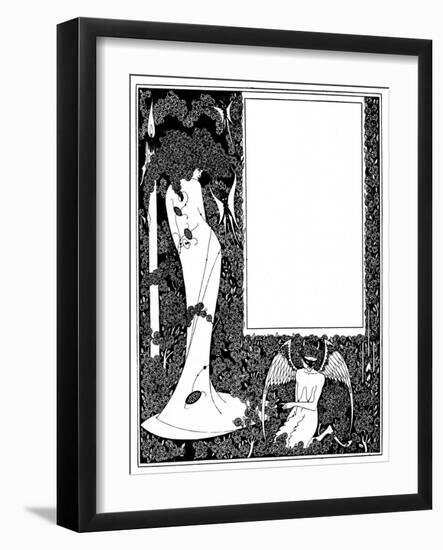 Salome Contents Page-Aubrey Beardsley-Framed Art Print