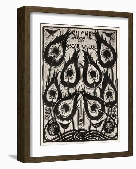 Salome, Cover Design by Beardsley-Aubrey Beardsley-Framed Giclee Print
