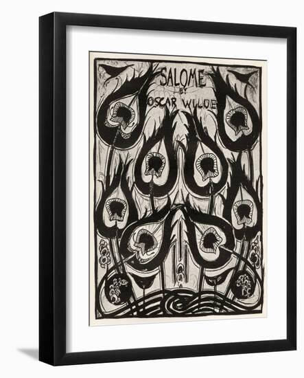 Salome, Cover Design by Beardsley-Aubrey Beardsley-Framed Giclee Print