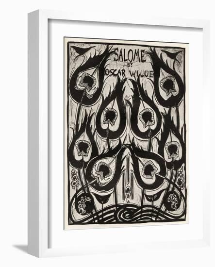 Salome, Cover Design by Beardsley-Aubrey Beardsley-Framed Giclee Print