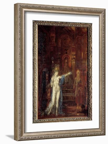 Salome Dances in the Hall of the Feast of Herode-Gustave Moreau-Framed Giclee Print