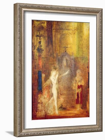 Salome Dancing before Herod, c.1876-Gustave Moreau-Framed Giclee Print