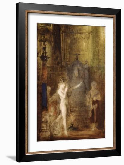 Salomé dansant devant Hérode-Gustave Moreau-Framed Giclee Print