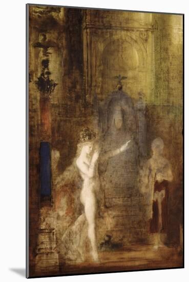 Salomé dansant devant Hérode-Gustave Moreau-Mounted Giclee Print
