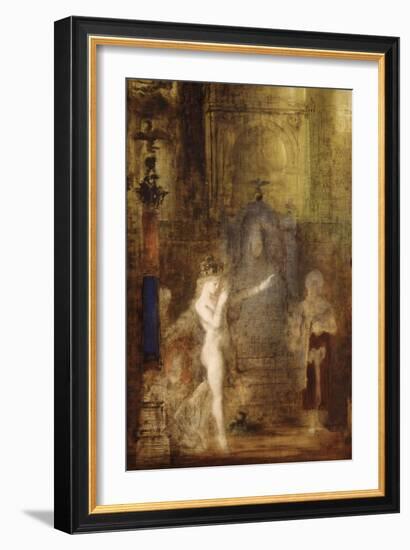 Salomé dansant devant Hérode-Gustave Moreau-Framed Giclee Print