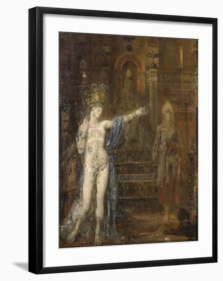 Salomé dansant dite "Salomé tatouée"-Gustave Moreau-Framed Giclee Print