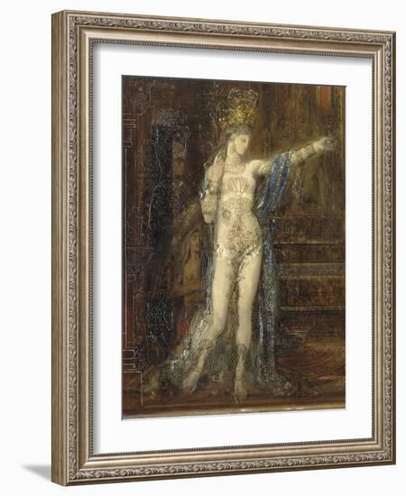 Salomé dansant dite "Salomé tatouée"-Gustave Moreau-Framed Giclee Print