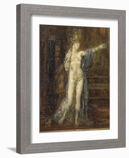 Salomé dansant dite "Salomé tatouée"-Gustave Moreau-Framed Giclee Print